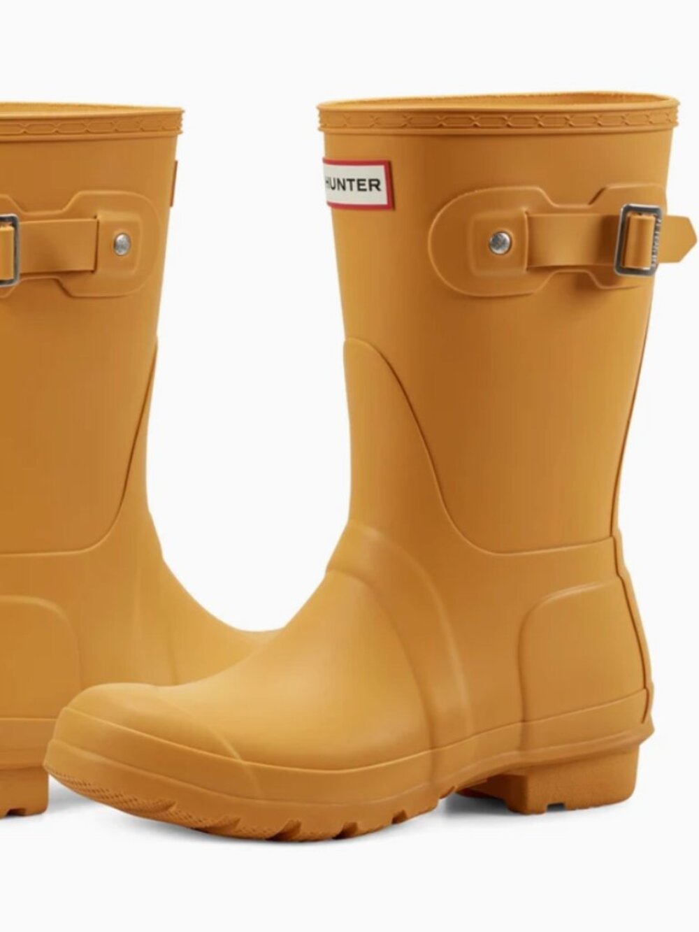 Hunter Women's Original Short Rain Boots in Yellow, Size 7